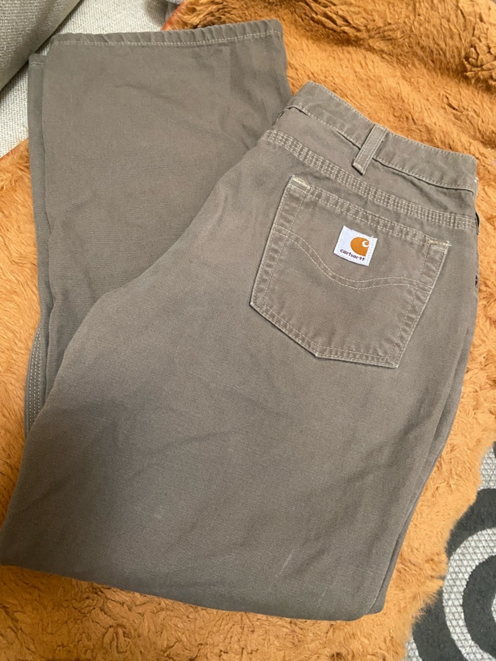 Carhartt Work Pants in Olive
